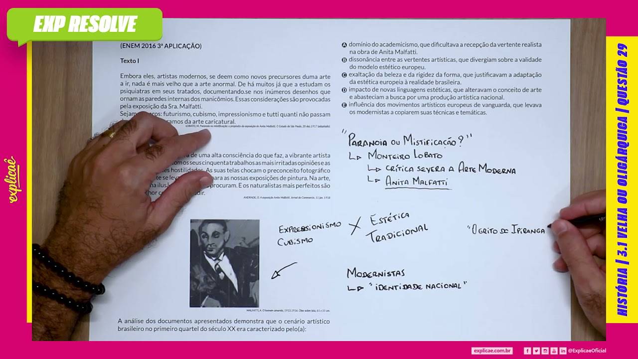 A ANÁLISE DOS DOCUMENTOS APRESENTADOS DEMONSTRA QUE O CENÁRIO(...) | VELHA OU OLIGÁRQUICA