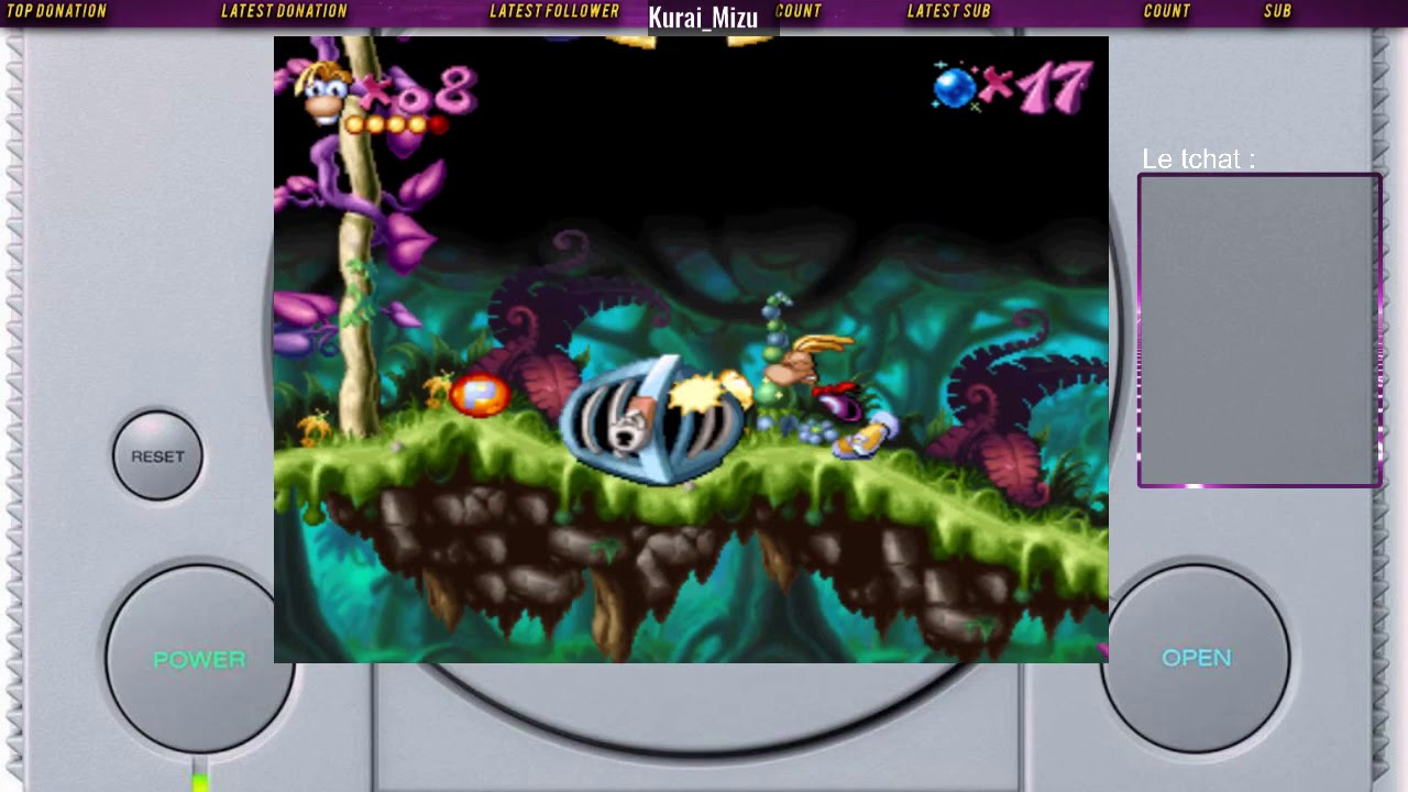 [Rayman 1] On continue la suite (PS1) 
