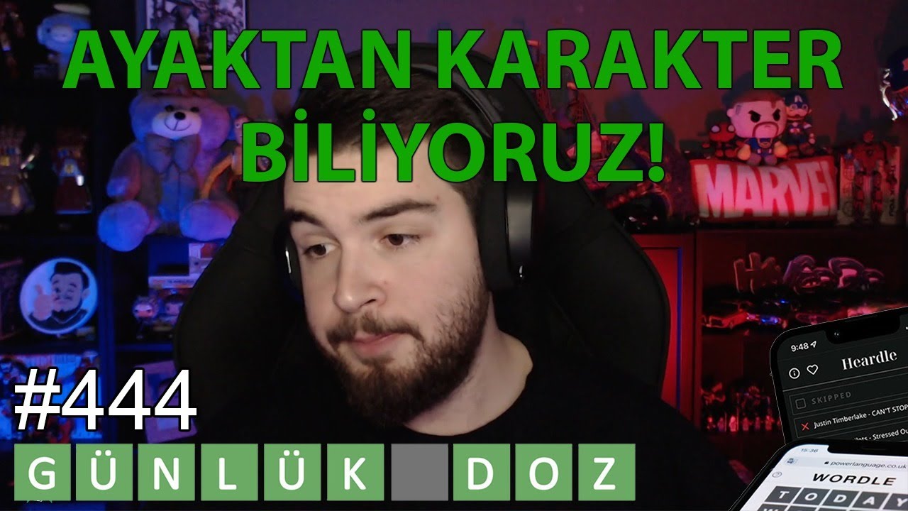 AYAKTAN KARAKTER BİLİYORUZ ! | Wordle #444