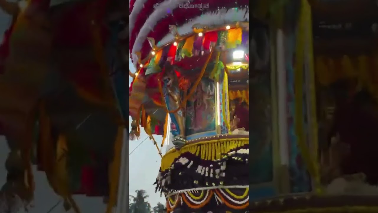 Polali Shree Rajarajeshwari Rathotsava 2025 #polali #shorts #mangalore #temple #amma #udupi #like