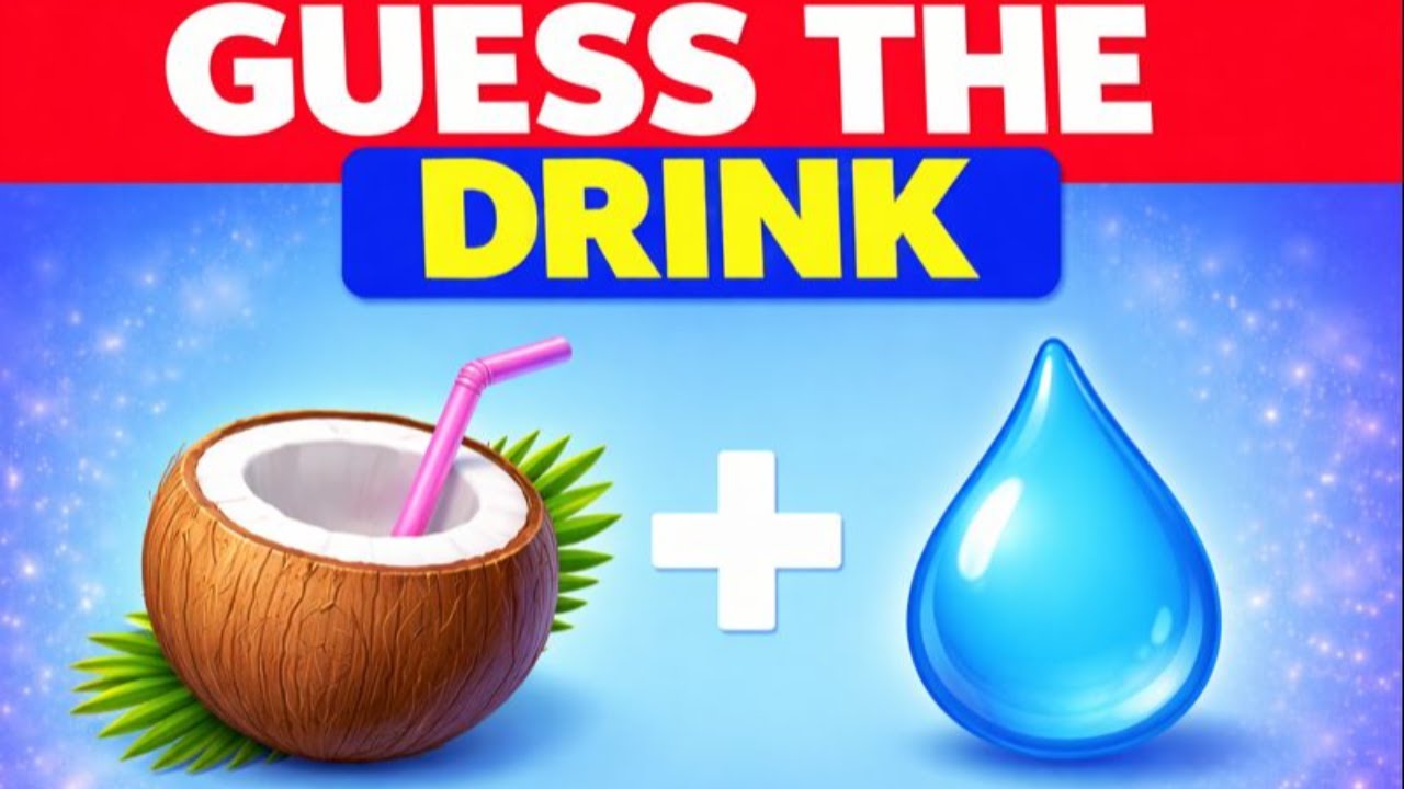 Угадай напиток по эмодзи 🤔🥥💧 | Челлендж с эмодзи | Эко-викторина