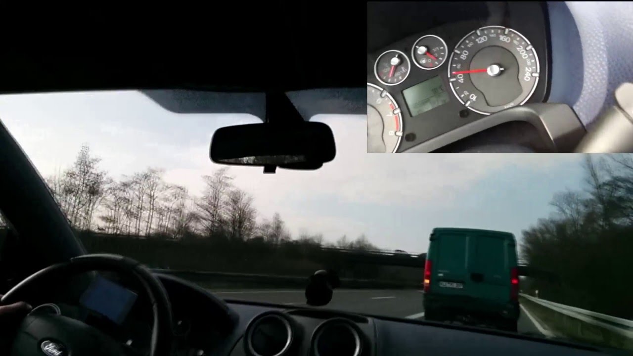 Ford Fiesta ST Autobahn TOPSPEED Acceleration POLICE OVERTAKE