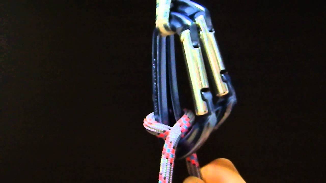 ロープワークを動画で説明【ガルダーヒッチ】