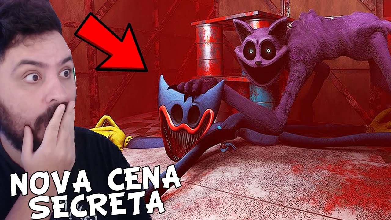 NOVA CENA SECRETA do CATNAP ATACANDO o HUGGY WUGGY em POPPY PLAYTIME 3...(FIM Huggy Wuggy REVELADO)