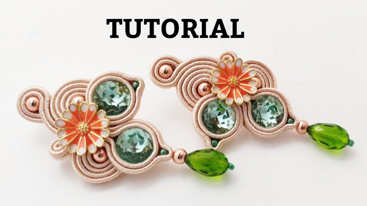 TUTORIAL SOUTACHE ORECCHINI MARGHERITA collab N. Beads