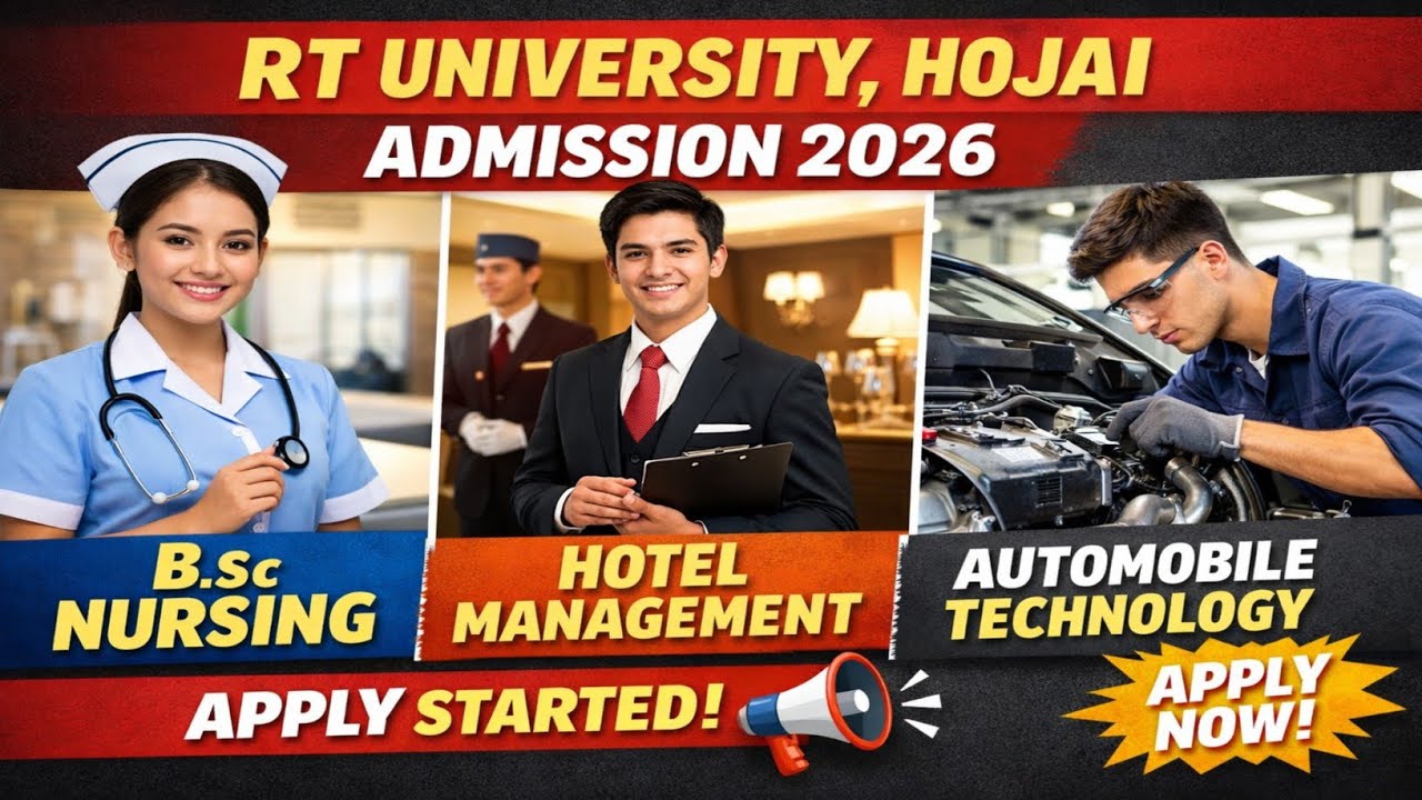 Rabindranath Tagore University Admission 2026|B.Sc Nursing|Hotel Management|Automobile Technology