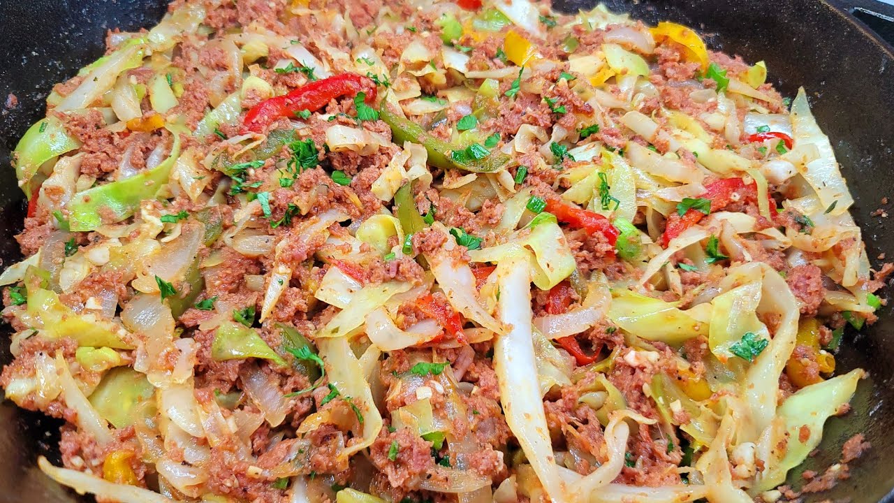 CORNED BEEF/ BULLY BEEF & CABBAGE| recipe