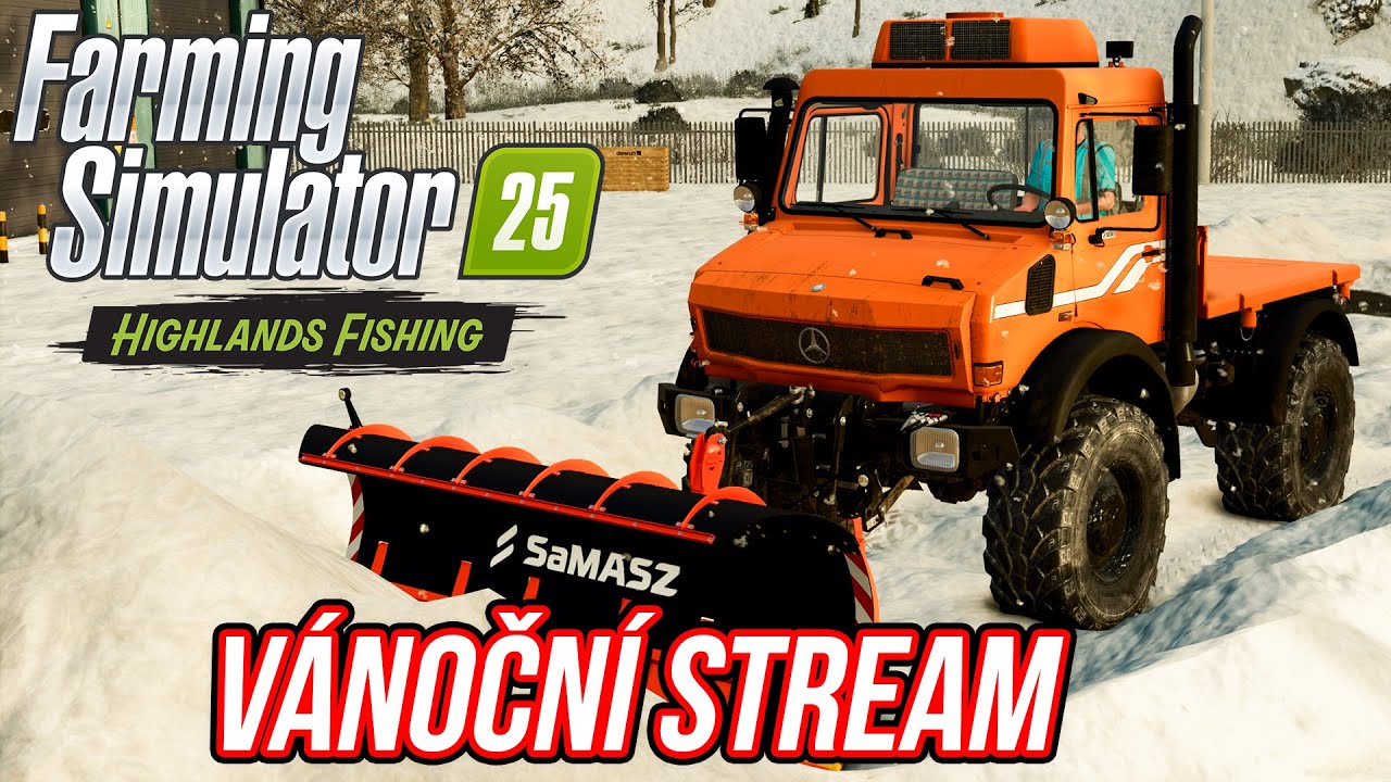 VÁNOČNÍ FARMING SIMULATOR 25 HIGHLANDS FISHING MULTIPLAYER | 20.12.2025