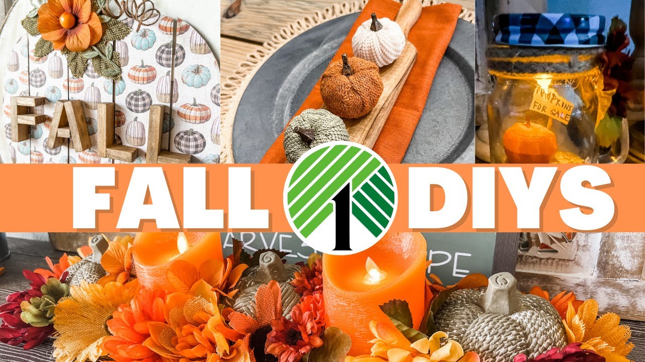 🍁 *NEW* FALL Dollar Tree DIYS that will COZY UP Your Fall HOME Decor! 🍁