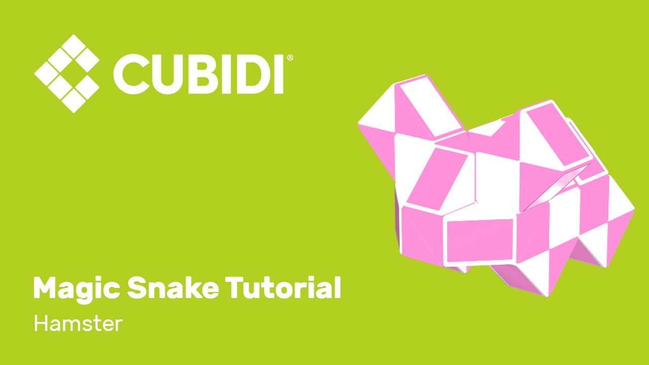 CUBIDI Magic Snake Tutorial – How To – 48 – Anleitung Hamster Magic Snake Puzzle