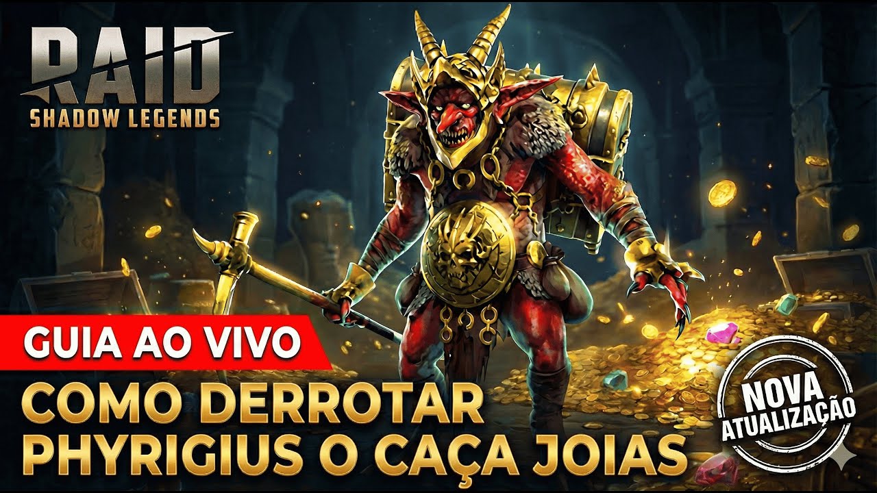 COMO DERROTAR PHRYGIUS: O Guia Definitivo do Caça-Joias (Raid Shadow Legends)