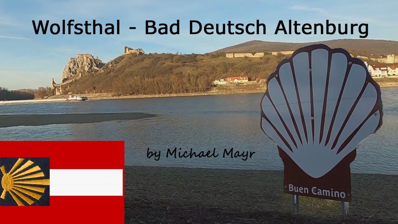 Winter-Camino in Österreich 1)  Wolfsthal - Bad Deutsch Altenburg