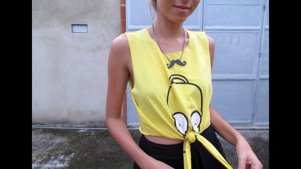 DIY CROPPED TOP FÁCIL
