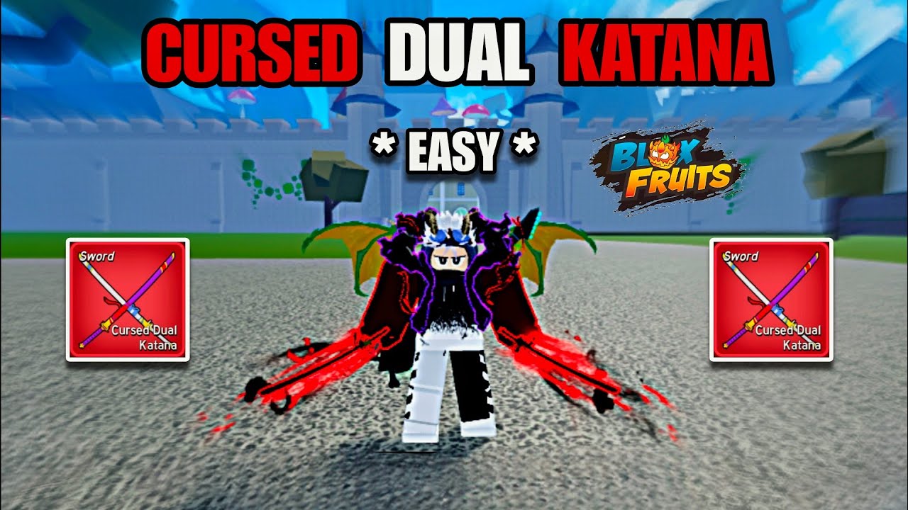Как получить проклятую парную катану (CDK) + витрина (Blox Fruits)