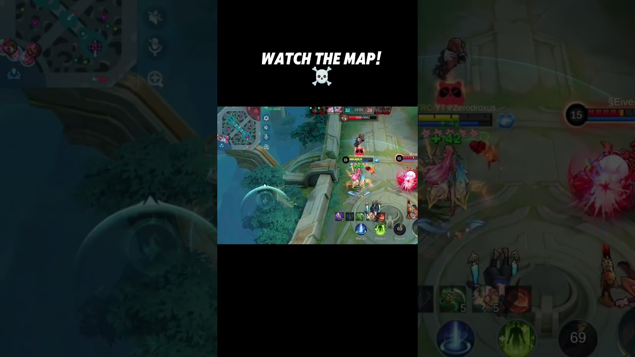 watch the map and win the game! #mobilelegends #mlbb #miya