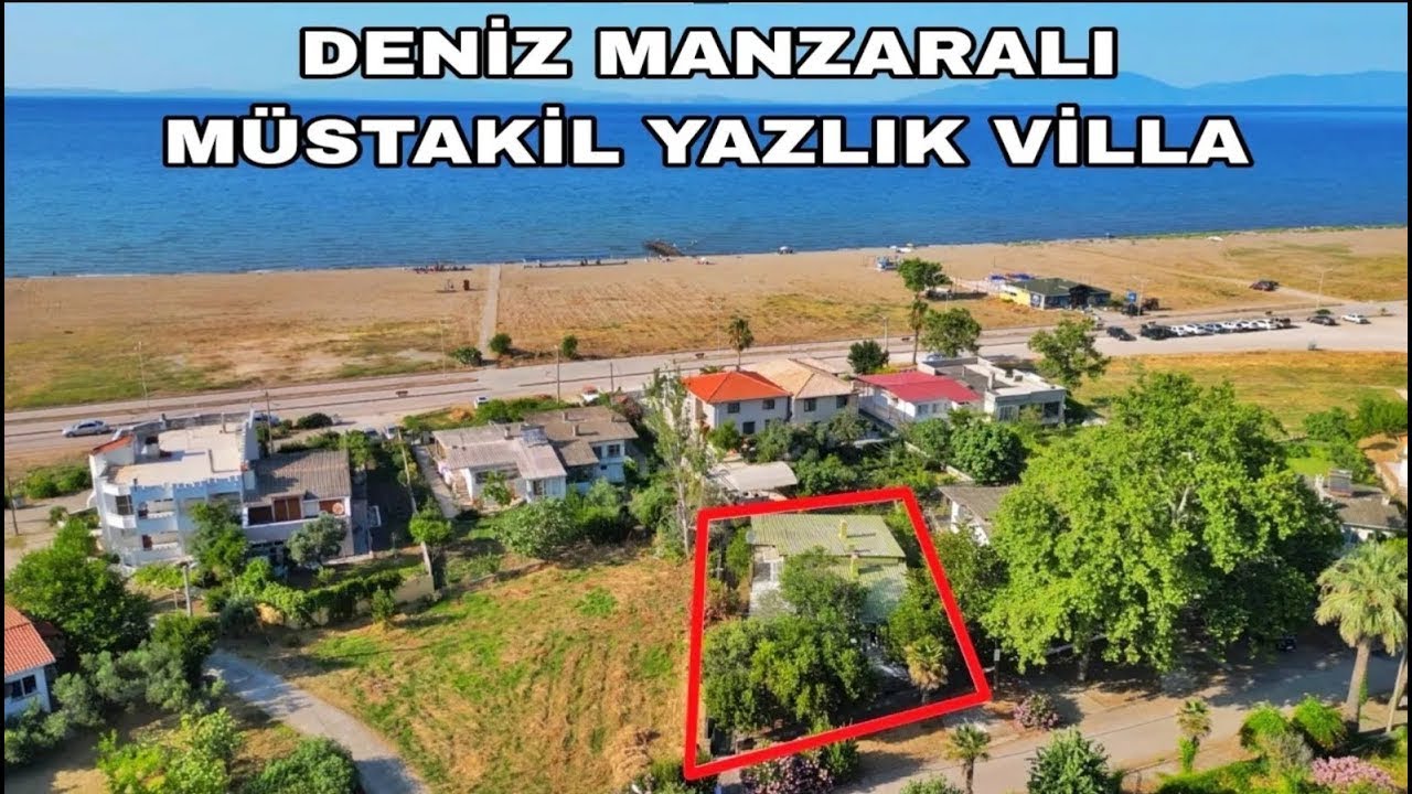 1759- DENİZKENT'İN EN GÜZİDE YERİNDE DENİZ MANZARALI MÜSTAKİL YAZLIK VİLLA