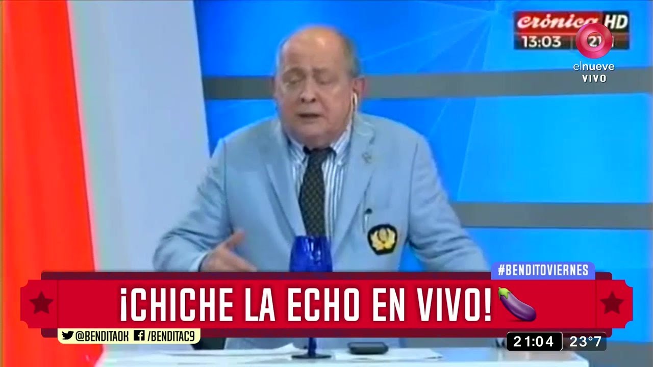 ¡Chiche la echó en vivo!