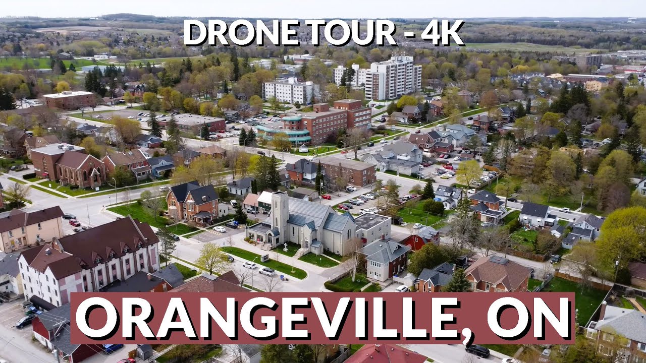 🌄 Aerial Adventures in Orangeville, Ontario | 4K Drone Escape! 🚁✨