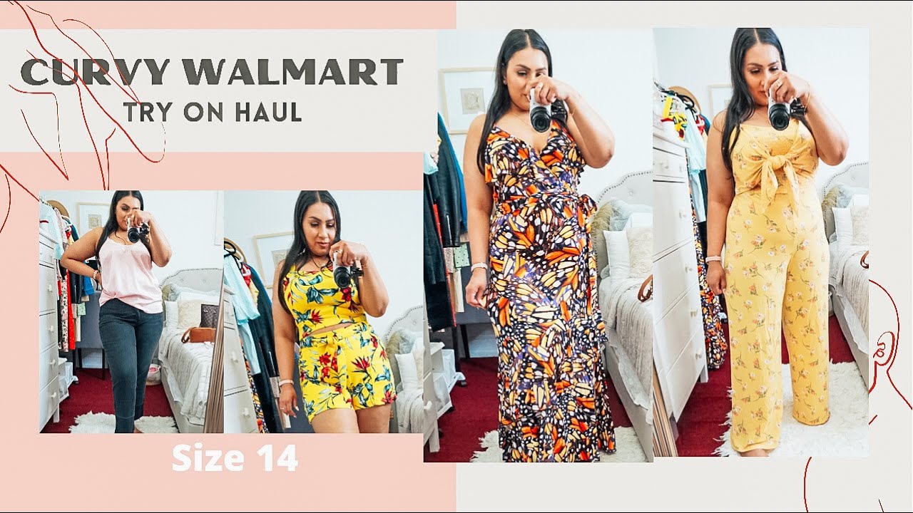 NEW CURVY WALMART TRY ON HAUL | SUMMER TRY ON HAUL | SIZE 14 |  ARAPANA SADEO