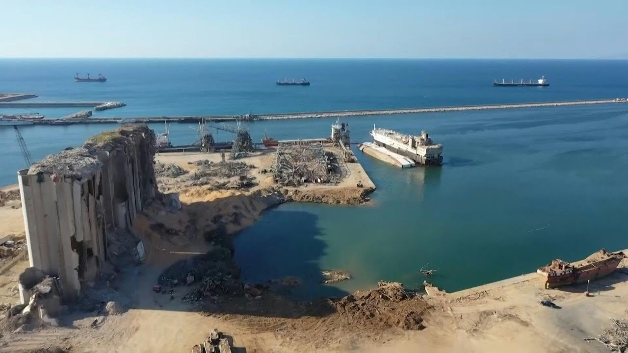 Beirut port area ruined after mega blast | AFP