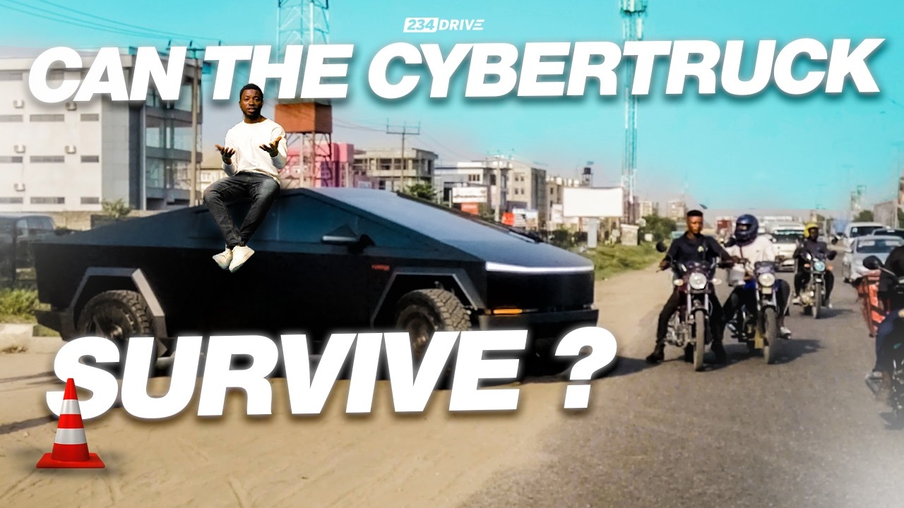 Driving The 350 Million TESLA CYBERTRUCK in Lagos, Nigeria | Full Review | Features | Price | Range