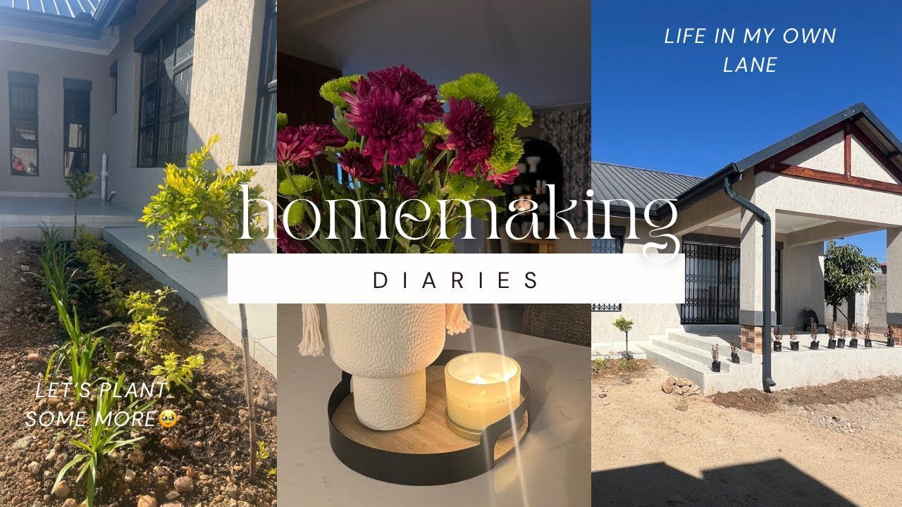 VILLAGE HOMEMAKING IN MY OWN FINANCIAL LANE. Planting trees, slow living in the village