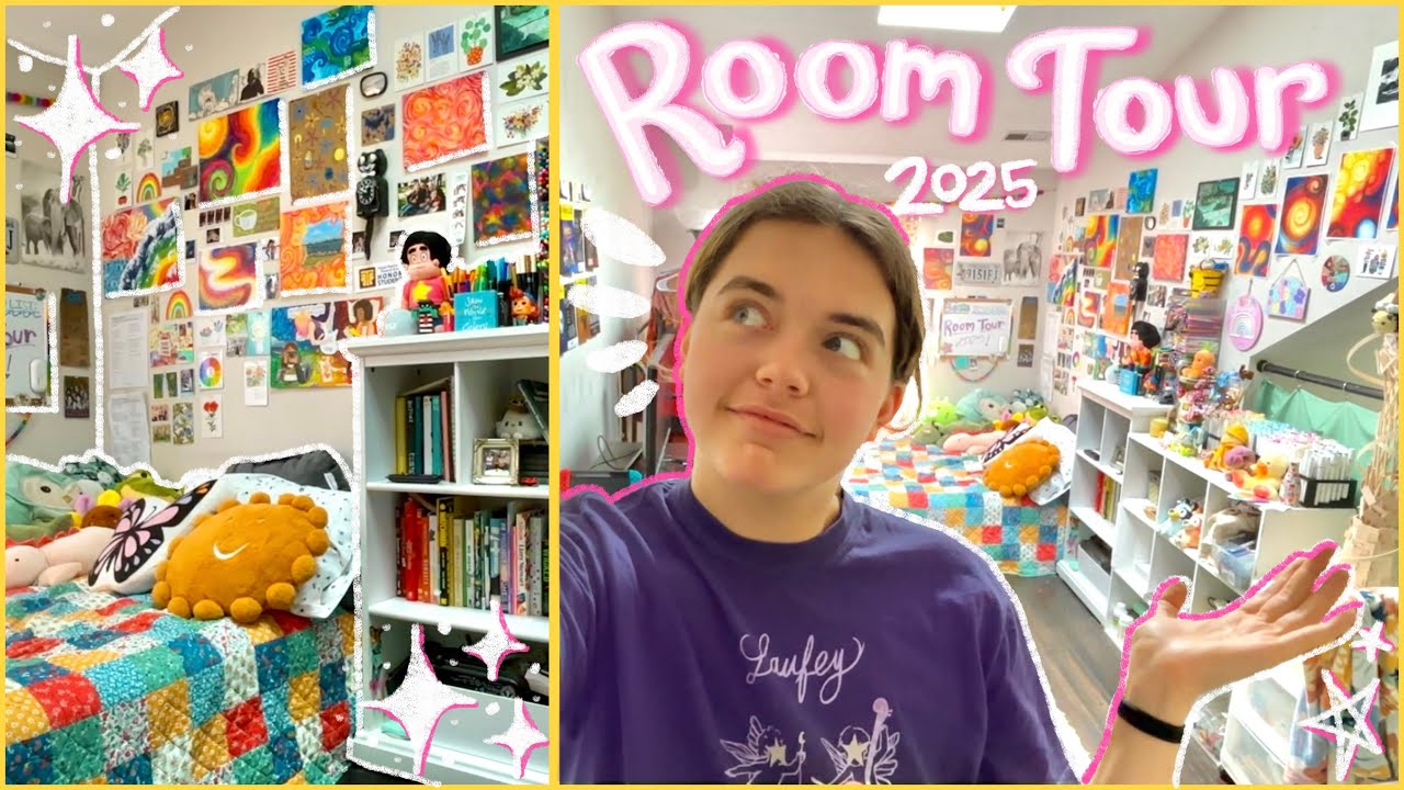 Room Tour 2025 | Maximalist & Colorful Bedroom 🌈