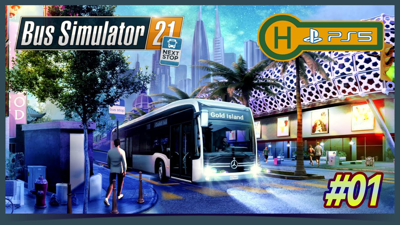 Bus Simulator 21 Next Stop Ps5: 🚍01 - Angel Shores Bus AG (ASB AG) - 4K Gameplay German