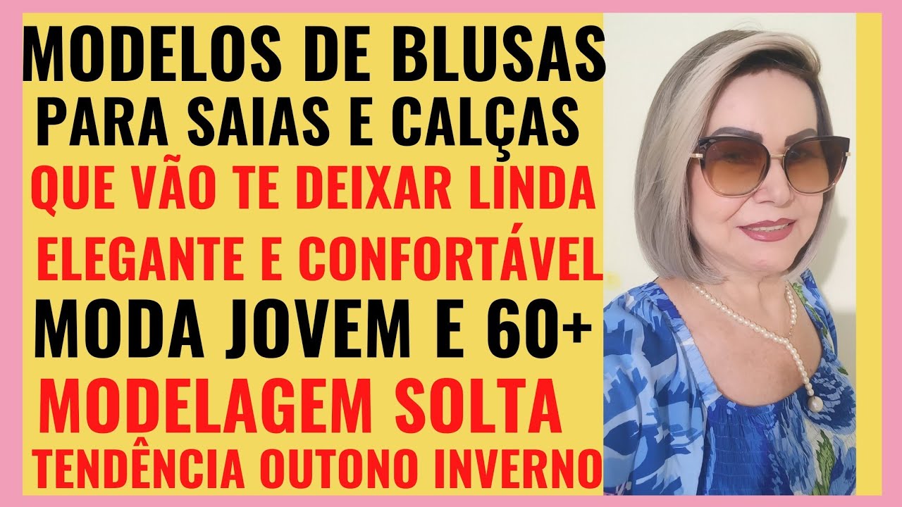 LINDOS MODELOS DE BLUSAS- MODA outono inverno