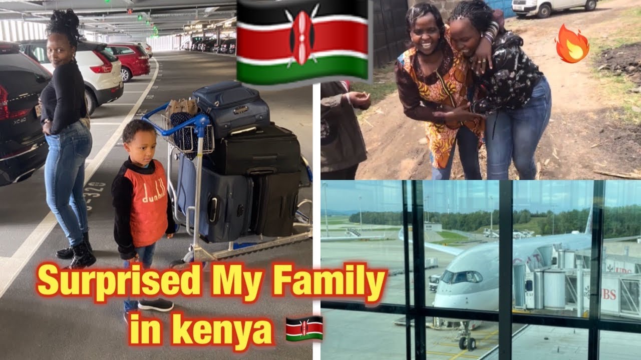 SURPRISING MY FAMILY IN KENYA🇰🇪 AFTER THREE YEARS IN SWITZERLAND🇨🇭. #family #surprise