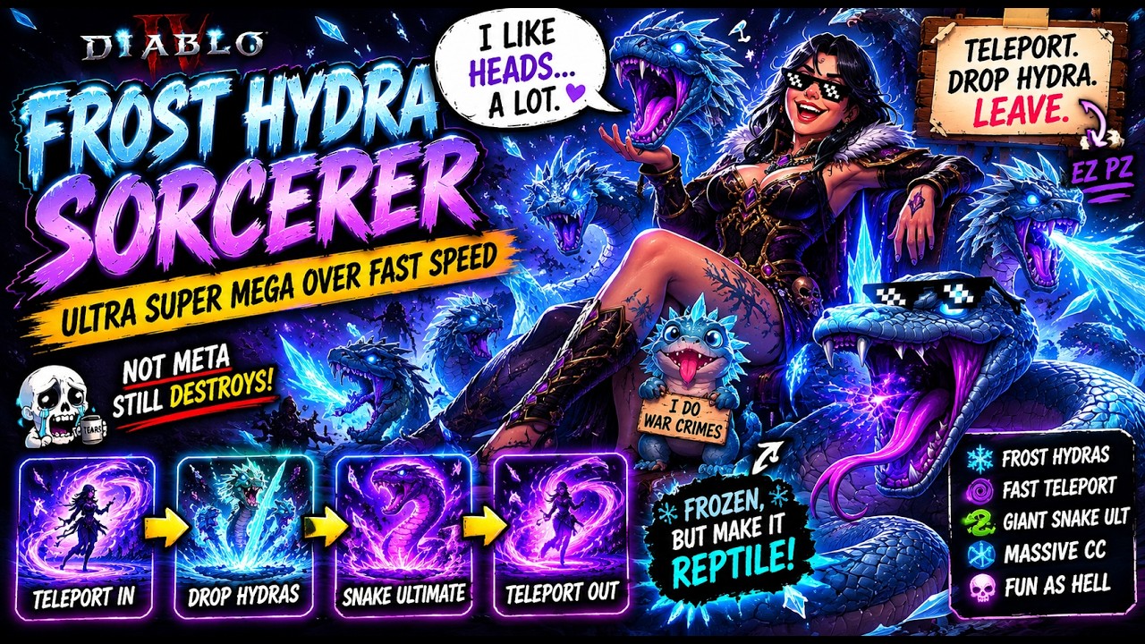 Diablo 4 Frost Hydra Sorcerer Build &ndash; FAST Non Meta Guide
