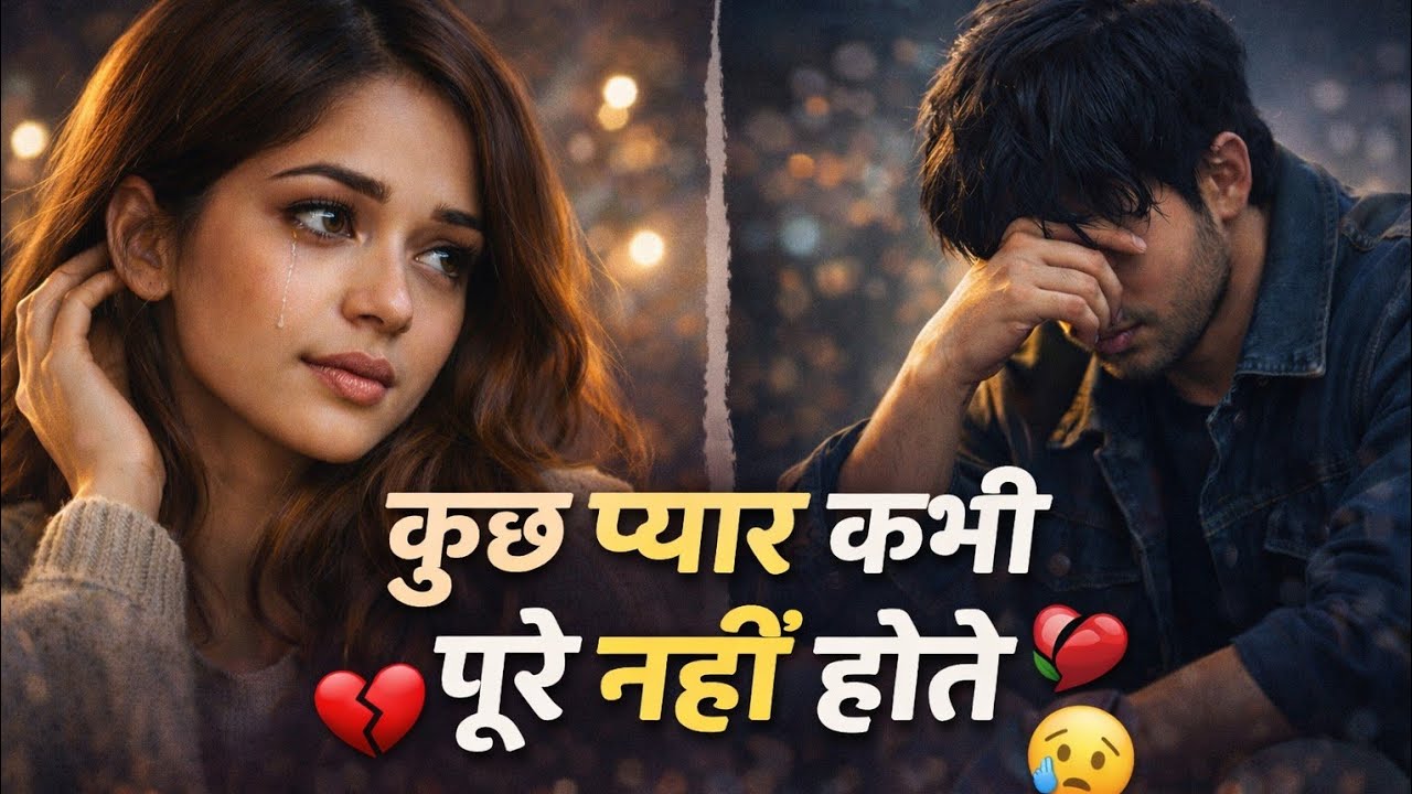 मैं आज भी वहीं रुका हूँ जहाँ तू छोड़ गई थी | अधूरी मोहब्बत, खामोशी और टूटे दिल की कहानी | 