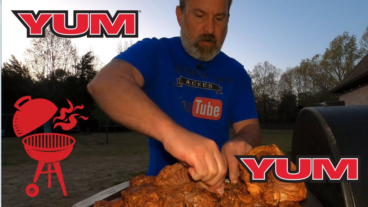 FRESH Smoked & Grilled Rabbit on Oklahoma Joe's Longhorn Combination Smoker Charcoal & Gas Grill