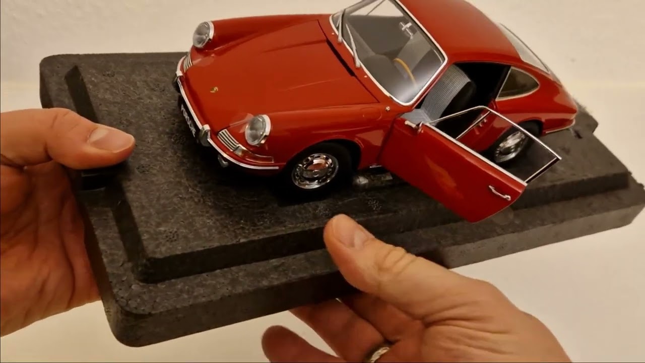 Vorstellung Kyosho Porsche 901 (911) Maßstab 1:18 Baujahr 1964 Unboxing [modellautos-dresden]