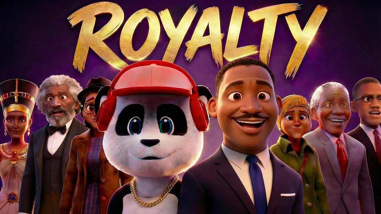 Black History Song For Kids & Families | Royalty | Pj Panda | Raised On Hip•Hop