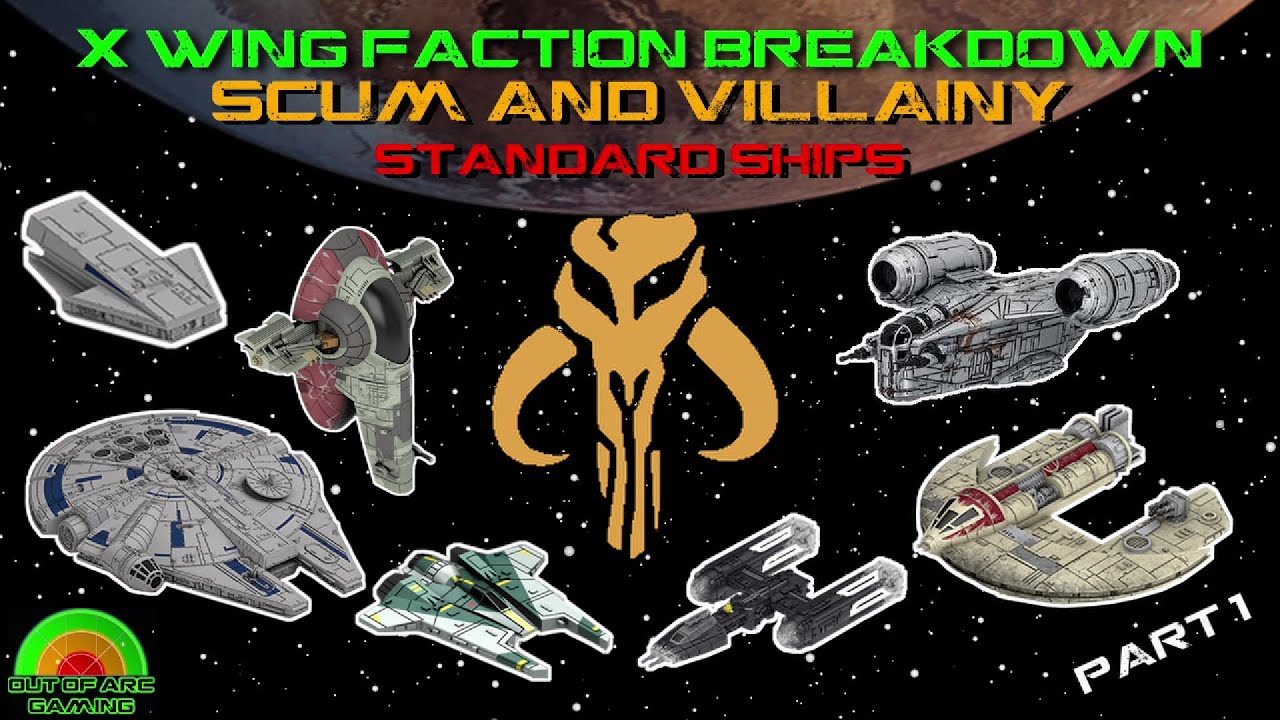 X Wing Miniatures Faction Breakdown - Scum and Villainy Part 1