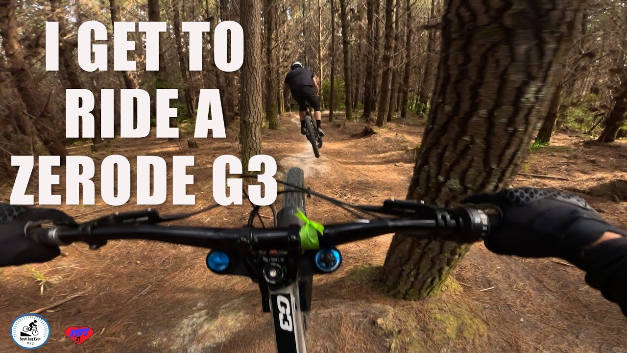 I get to ride a Zerode G3 DH bike at WCRC jumps.
