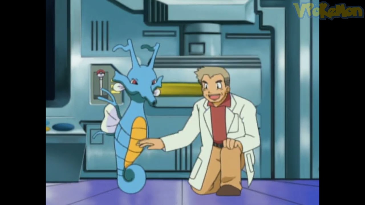 Kingdra attacks Professor Oak | Professor Oak Funny Moments