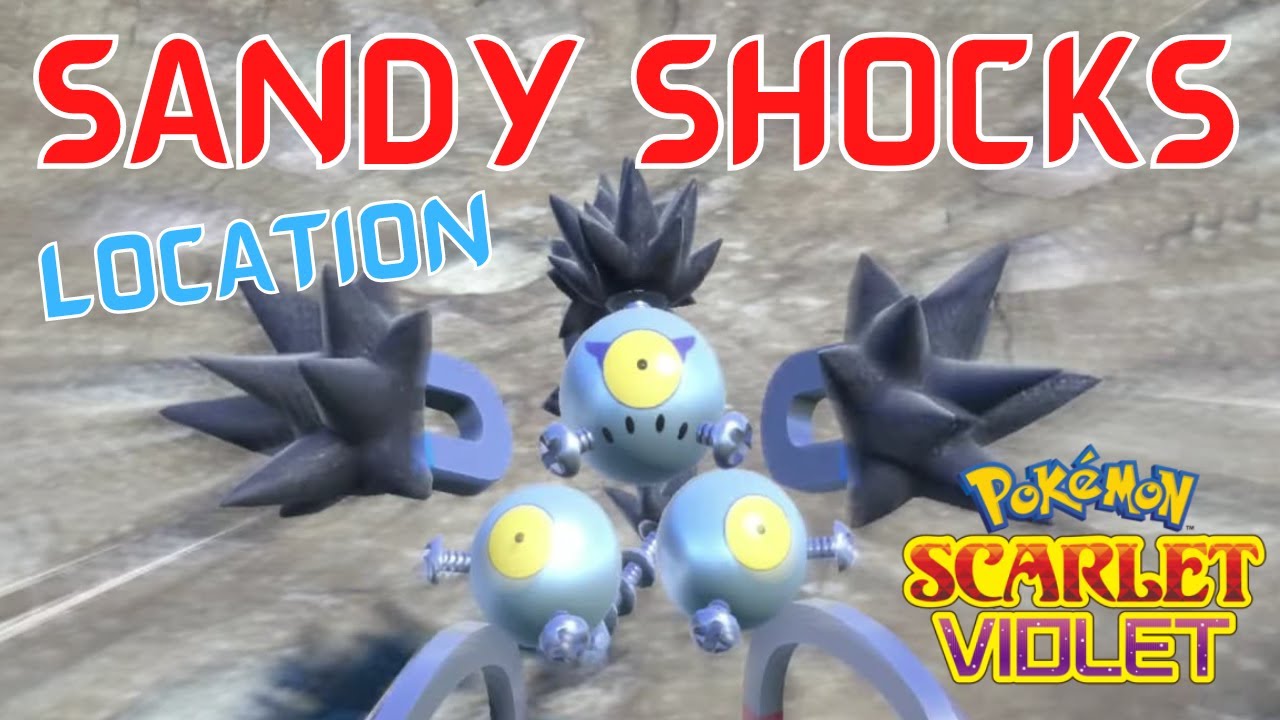 Where to Find Sandy Shocks in Pok&eacute;mon Scarlet - Sandy Shocks Location in Pok&eacute;mon Scarlet Violet