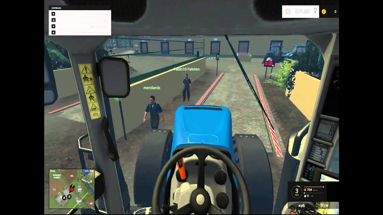 Farming Simulator 2015 | Visita a la granja de Mendarob