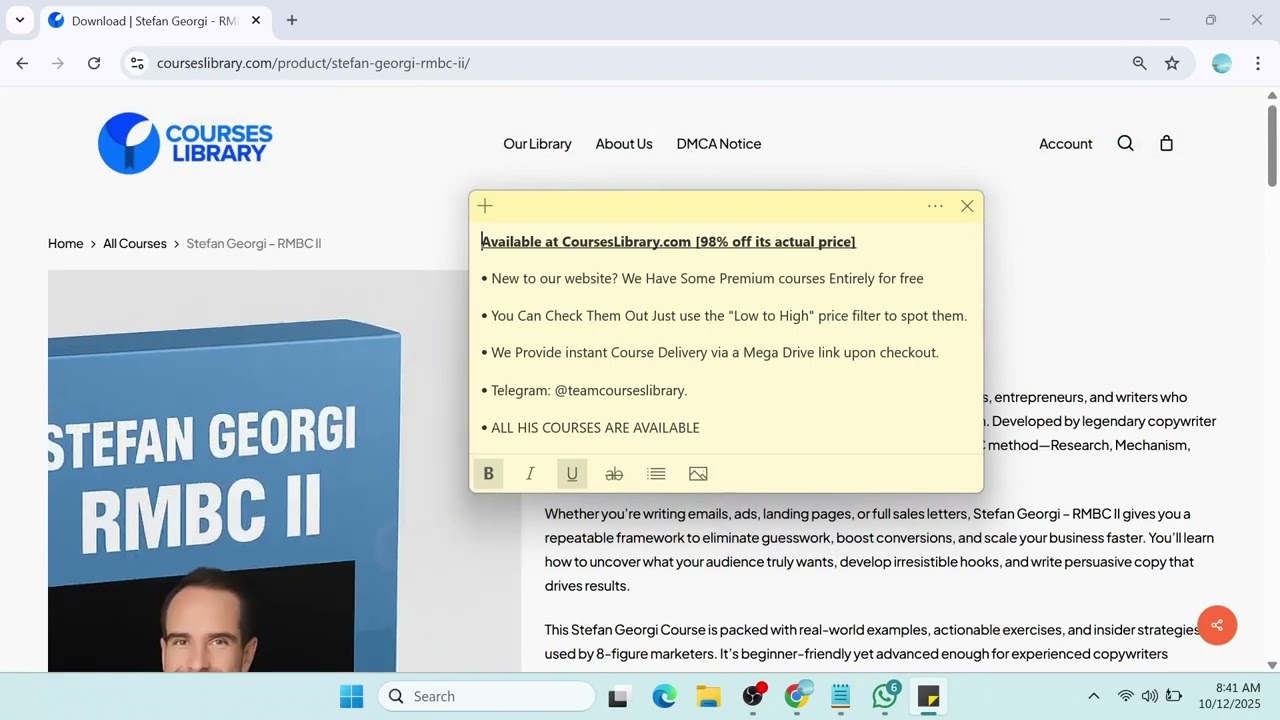 RMBC Method 2 By Stefan Georgi [Courseslibrary.com]