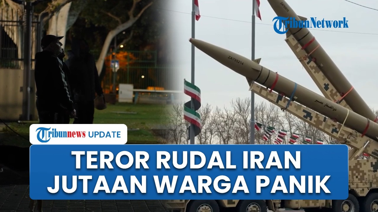 Iran Buat Israel Kelelahan, Rudal Beterbangan Setiap Hari Picu Kepanikan, Jutaan Warga Masuk Bunker