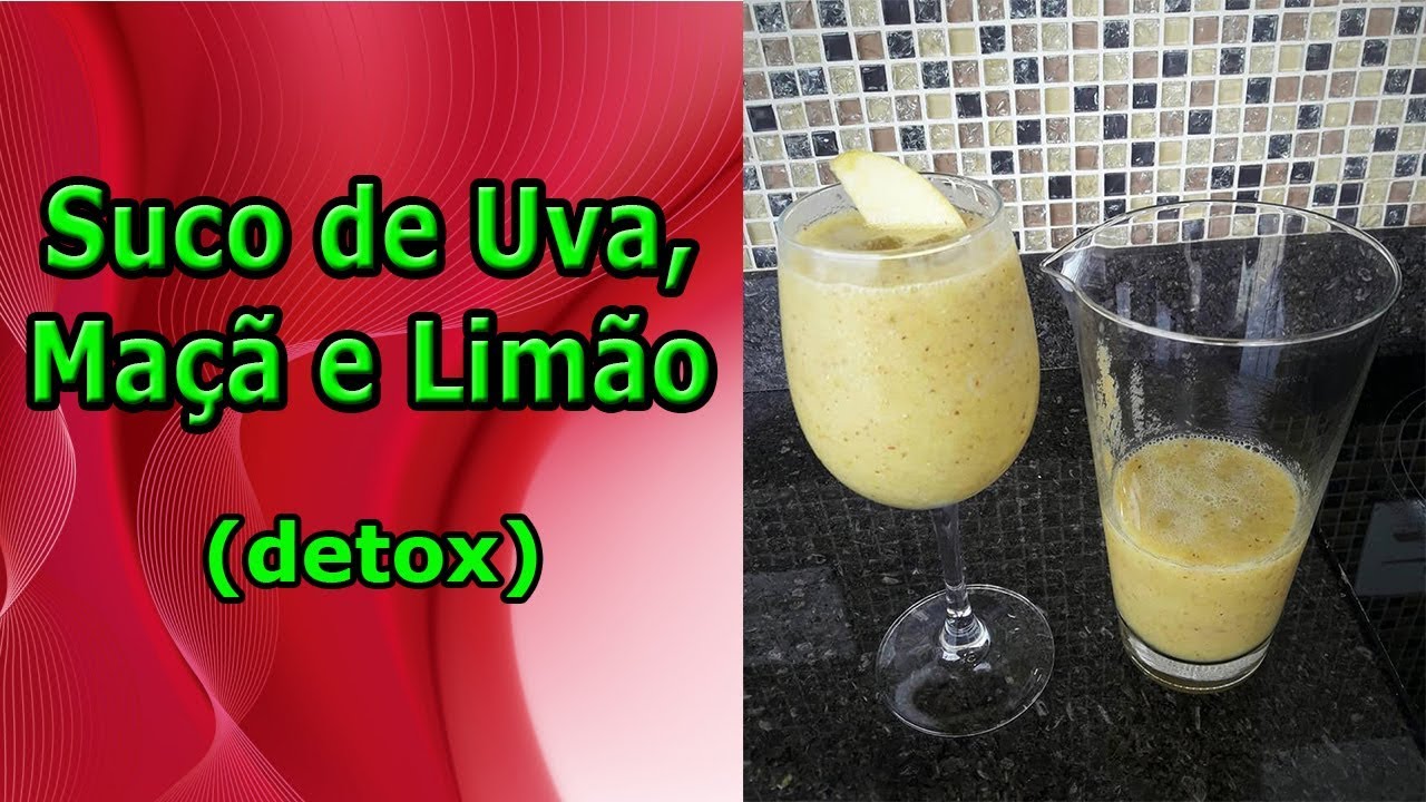 Suco de Uva, Maçã e Limão - WiFi na Cozinha (*)
