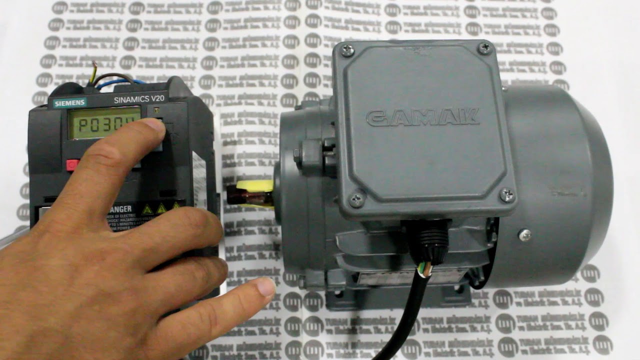 Siemens Sinamic V20 Uygulamalı Anlatım