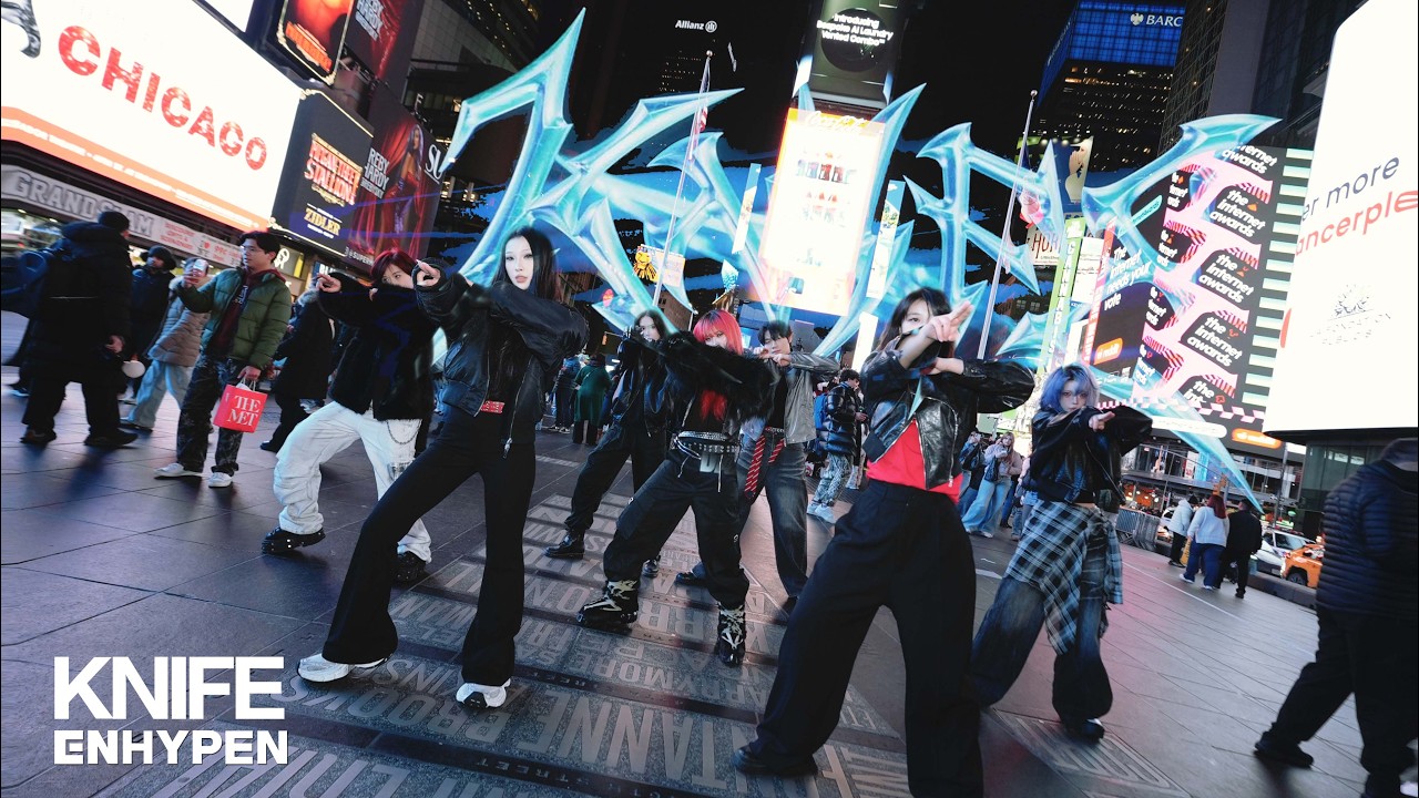 [KPOP IN PUBLIC | TIME SQUARE | ONE TAKE] ENHYPEN (엔하이픈) -‘KNIFE’ DANCE COVER BY LAVENTURE