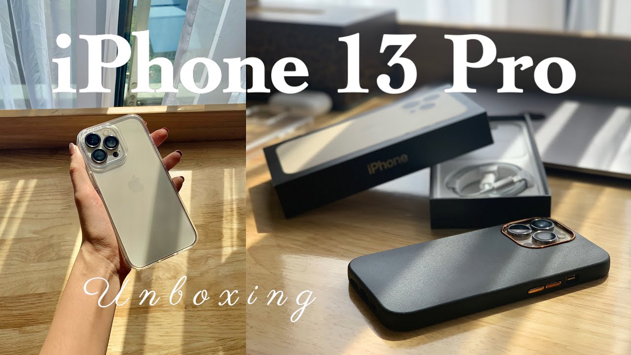UNBOXING   iPhone 13 Pro Gold + Accessories + Camera test 💛