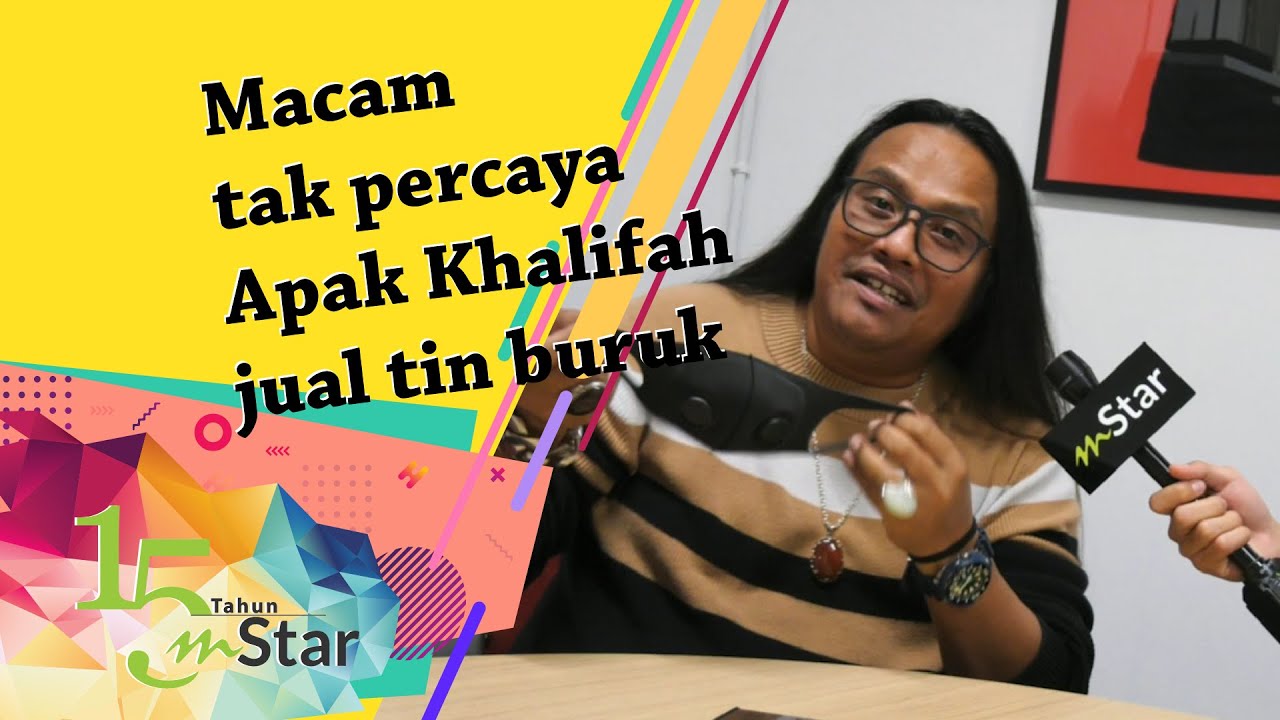 Macam tak percaya Apak Khalifah jual tin buruk, katanya boleh dapat RM100 sekali jual...