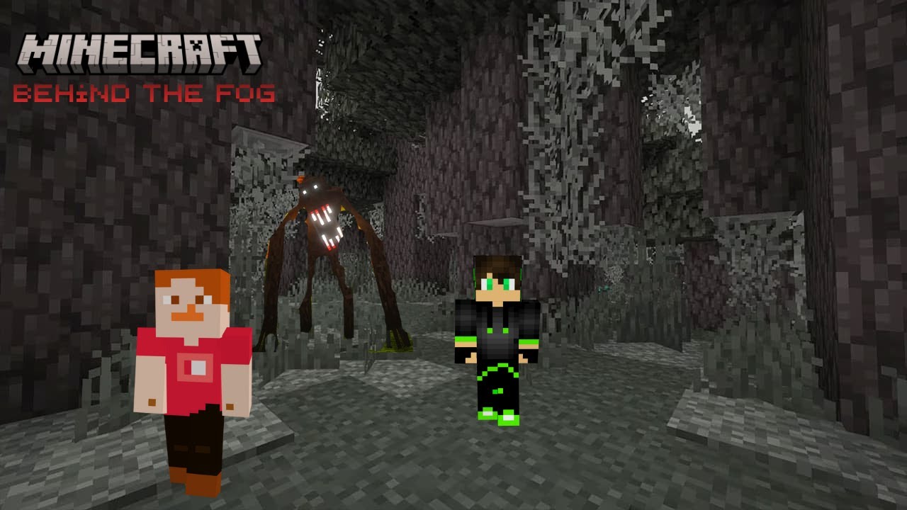 behind the fog le goat man soul ! #minecraft #horror