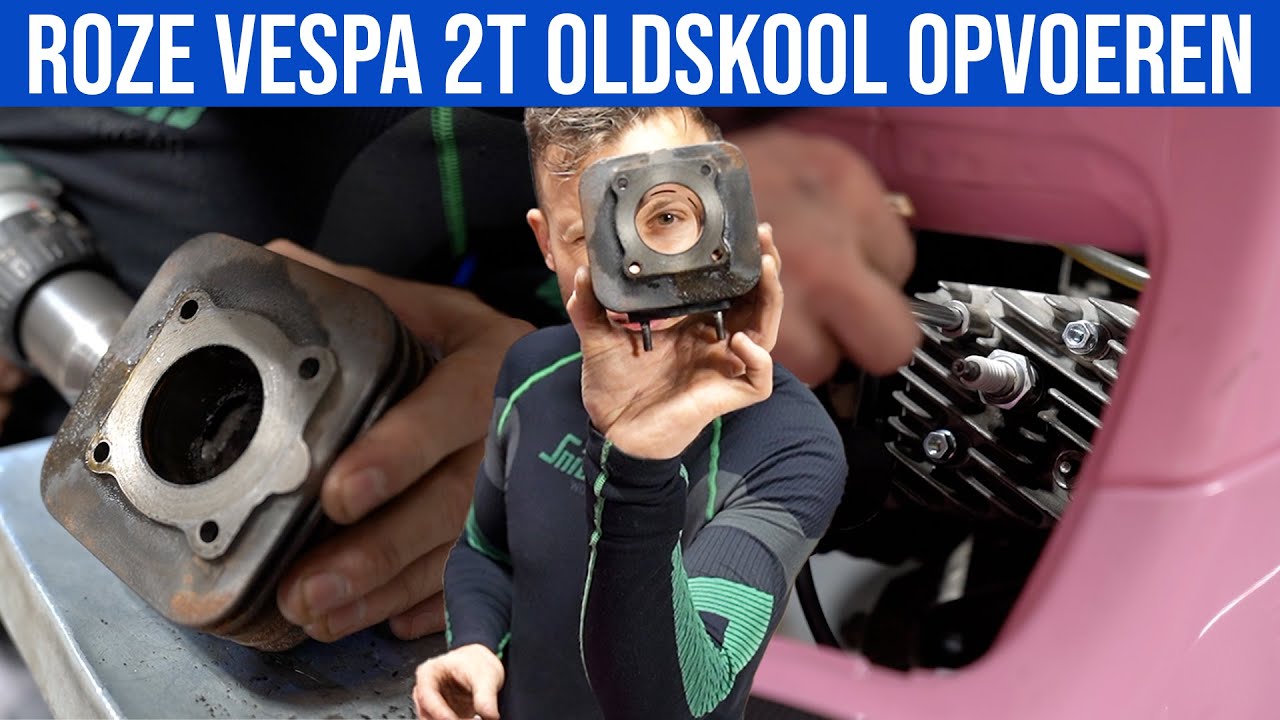 VESPA 2T OPVOEREN ALS VAN OUDS 🔧 🔥