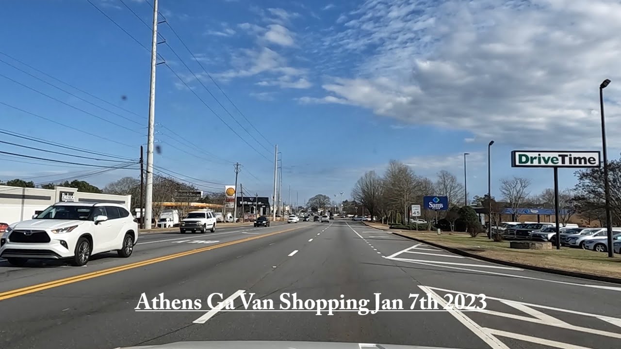 Van Shopping Video Athens Ga January 7th 2023 Drive   #Athens Ga